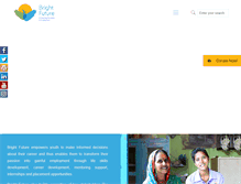 Tablet Screenshot of brightfutureindia.org